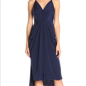 bcbgeneration surplice midi dress BCBGeneration Striped Surplice Midi Dress